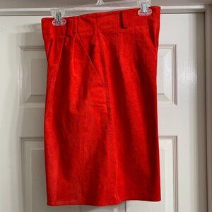 Alexander Campbell Women's Vintage Red Long Shorts, Size 10